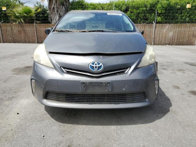 JTDZN3EU4D3193263 - 2013 TOYOTA PRIUS V GRAY photo 5