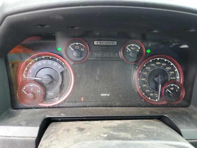 1C6RR7YT9HS633818 - 2017 RAM 1500 REBEL ნაცრისფერი ფოტო 9