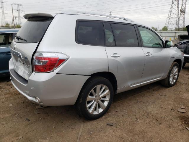 JTEEW44A382025873 - 2008 TOYOTA HIGHLANDER HYBRID LIMITED SILVER photo 3