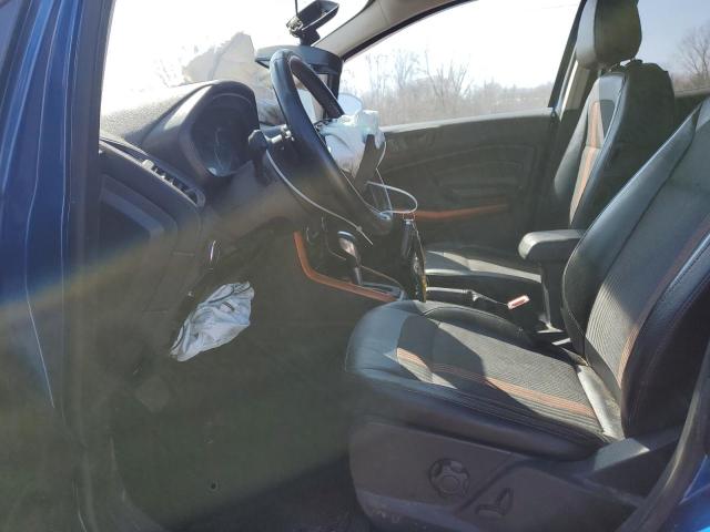 MAJ6P1CLXJC169496 - 2018 FORD ECOSPORT SES BLUE photo 7