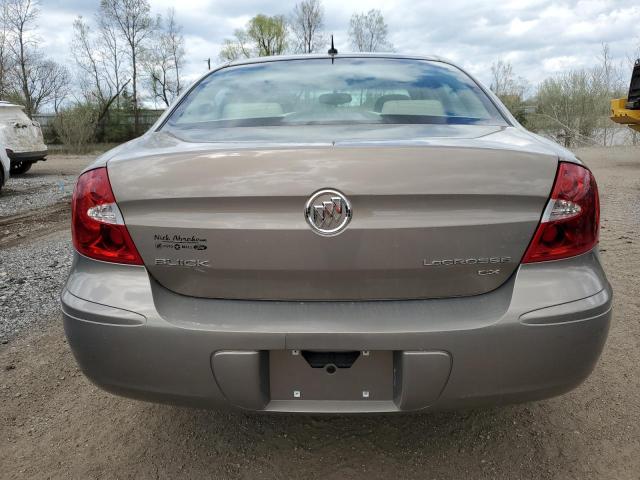 2G4WC582671231273 - 2007 BUICK LACROSSE CX TAN photo 6