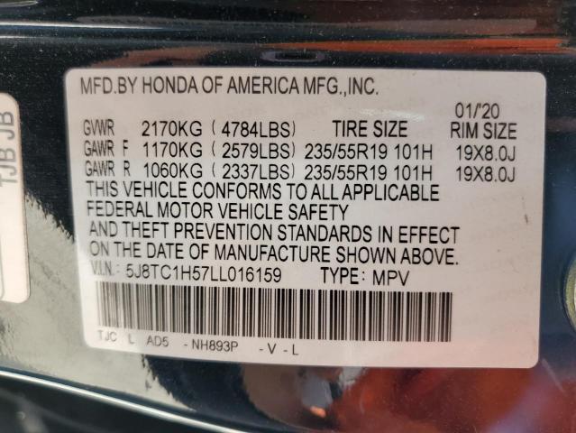 5J8TC1H57LL016159 - 2020 ACURA RDX TECHNOLOGY BLACK photo 13