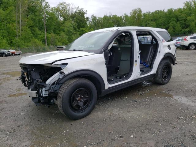 1FM5K8AB4LGA72115 - 2020 FORD EXPLORER POLICE INTERCEPTOR WHITE photo 1