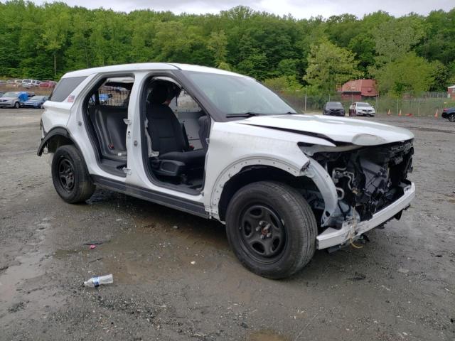 1FM5K8AB4LGA72115 - 2020 FORD EXPLORER POLICE INTERCEPTOR WHITE photo 4