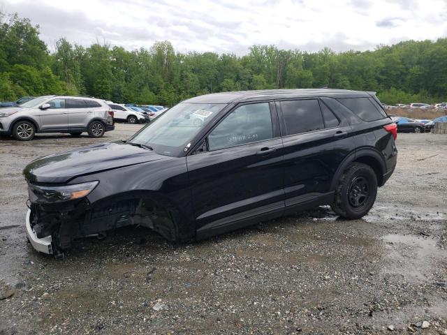 1FM5K8AB7NGB58909 - 2022 FORD EXPLORER POLICE INTERCEPTOR BLACK photo 1