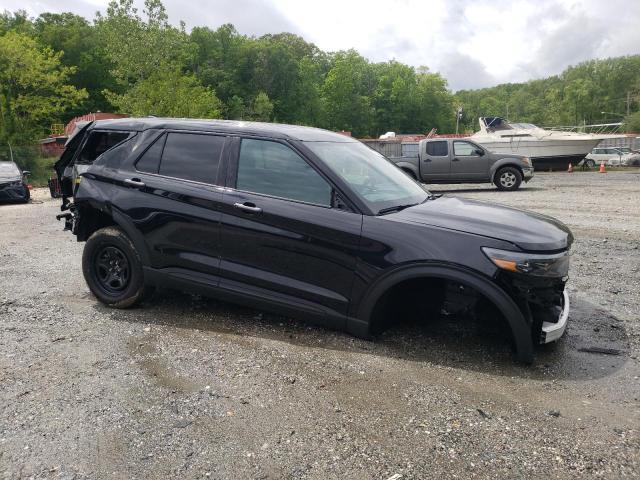 1FM5K8AB7NGB58909 - 2022 FORD EXPLORER POLICE INTERCEPTOR BLACK photo 4