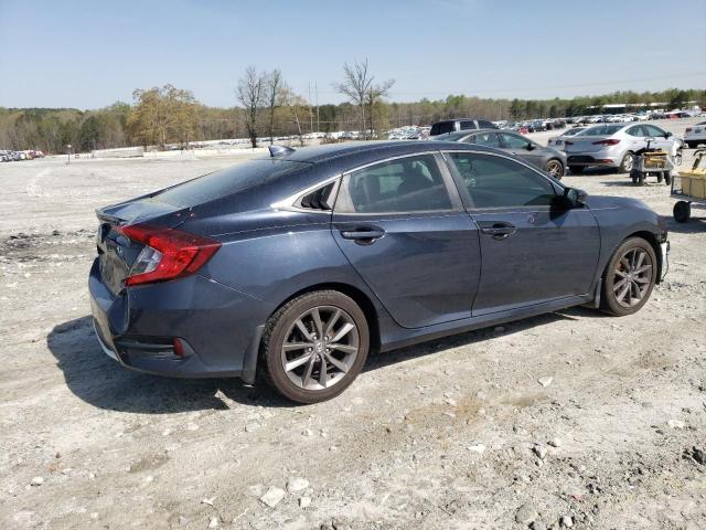 19XFC1F77LE014422 - 2020 HONDA CIVIC EXL BLUE photo 3