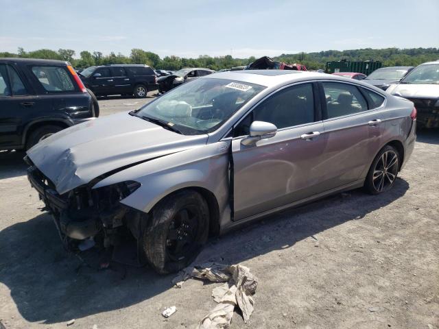 3FA6P0D95LR137301 - 2020 FORD FUSION TITANIUM GRAY photo 1