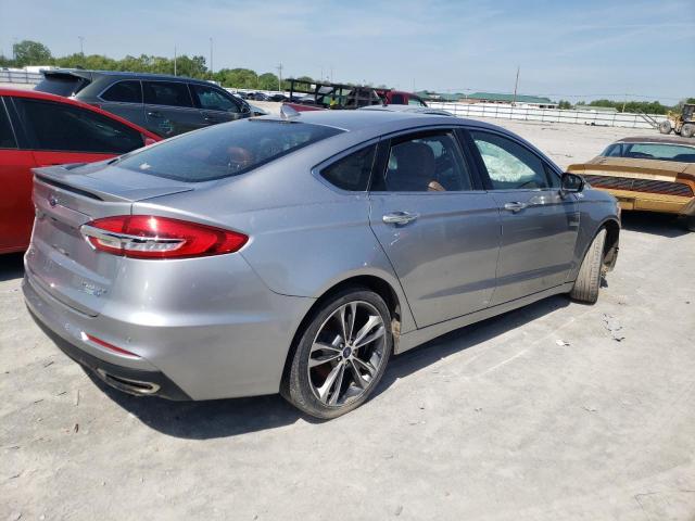 3FA6P0D95LR137301 - 2020 FORD FUSION TITANIUM GRAY photo 3