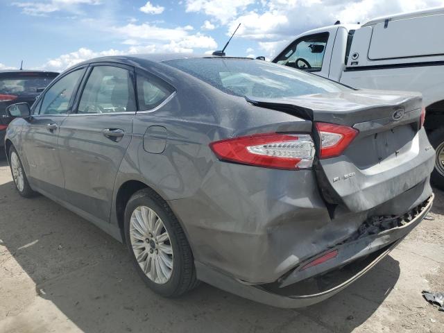 3FA6P0UU4ER359948 - 2014 FORD FUSION S HYBRID GRAY photo 2