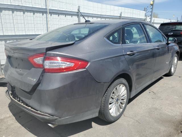 3FA6P0UU4ER359948 - 2014 FORD FUSION S HYBRID GRAY photo 3