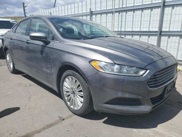 3FA6P0UU4ER359948 - 2014 FORD FUSION S HYBRID GRAY photo 4