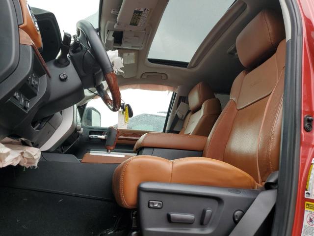 5TFGY5F17EX148827 - 2014 TOYOTA TUNDRA CREWMAX PLATINUM 红色 照片 7