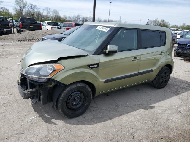 KNDJT2A59D7574935 - 2013 KIA SOUL GREEN photo 1