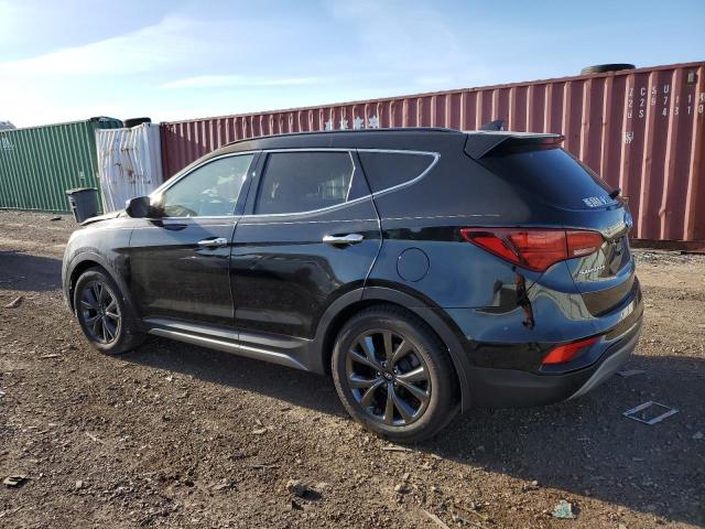 5XYZW4LAXJG555213 - 2018 HYUNDAI SANTA FE SPORT შავი ფოტო 2