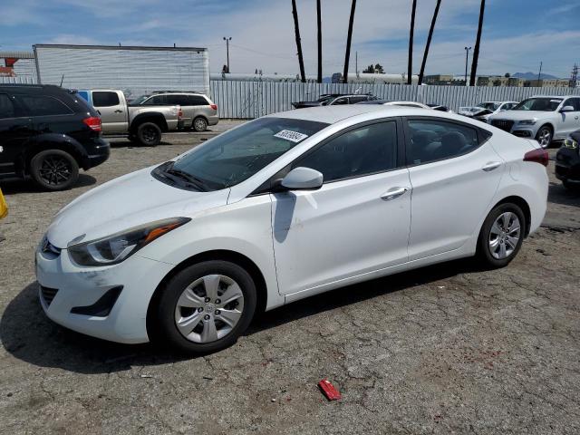 5NPDH4AE9GH702603 - 2016 HYUNDAI ELANTRA SE WHITE photo 1