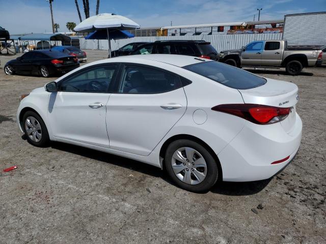 5NPDH4AE9GH702603 - 2016 HYUNDAI ELANTRA SE WHITE photo 2