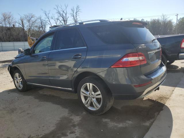 4JGDA5HB0FA602915 - 2015 MERCEDES-BENZ ML 350 4MATIC GRAY photo 2