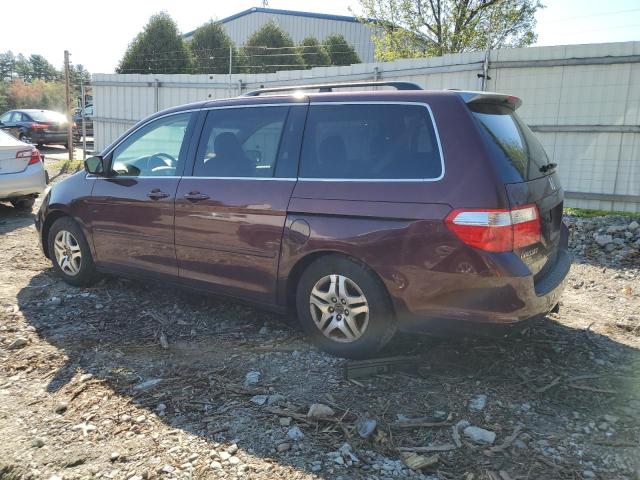 5FNRL38747B118839 - 2007 HONDA ODYSSEY EXL BURGUNDY photo 2