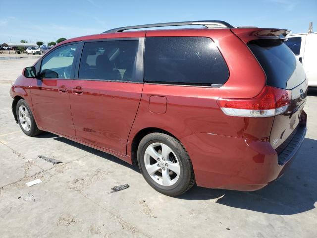 5TDKK3DC4ES469489 - 2014 TOYOTA SIENNA LE MAROON photo 2