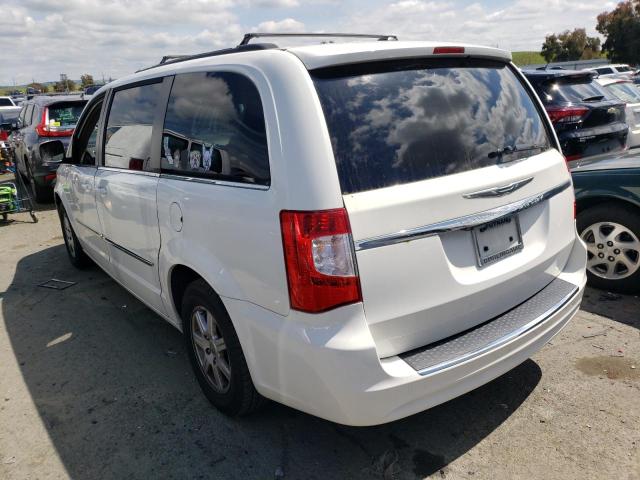 2C4RC1BG1CR189038 - 2012 CHRYSLER TOWN & COU TOURING WHITE photo 2