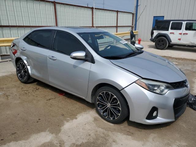 5YFBURHE0GP458381 - 2016 TOYOTA COROLLA L SILVER photo 4