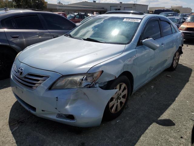 4T1BB46K38U038499 - 2008 TOYOTA CAMRY HYBRID BLUE photo 1