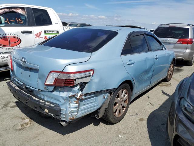 4T1BB46K38U038499 - 2008 TOYOTA CAMRY HYBRID BLUE photo 3