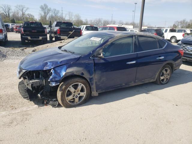 3N1AB7AP7KY264203 - 2019 NISSAN SENTRA S BLUE photo 1