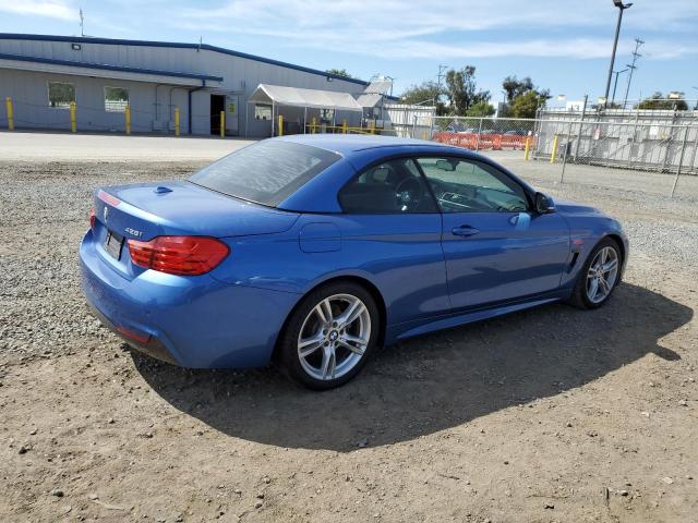 WBA3V7C53FP772021 - 2015 BMW 428 I SULEV BLUE photo 3