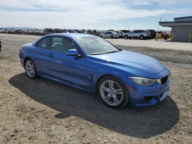 WBA3V7C53FP772021 - 2015 BMW 428 I SULEV BLUE photo 4