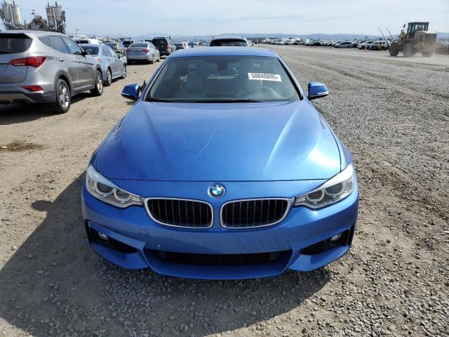 WBA3V7C53FP772021 - 2015 BMW 428 I SULEV BLUE photo 5