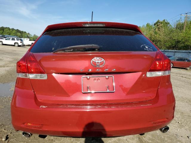 4T3ZK11AX9U003205 - 2009 TOYOTA VENZA RED photo 6