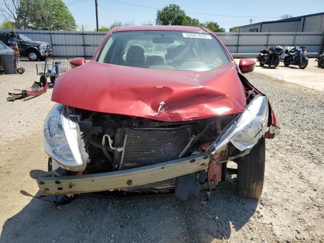 3N1CN7AP4FL946362 - 2015 NISSAN VERSA S RED photo 5