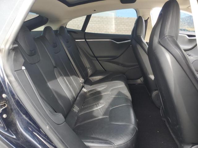 5YJSA1H18EFP54118 - 2014 TESLA MODEL S ლურჯი ფოტო 10