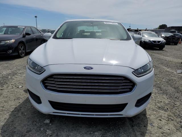 3FA6P0LU7ER220558 - 2014 FORD FUSION SE HYBRID WHITE photo 5