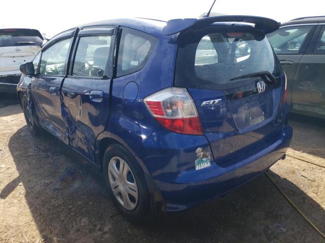 JHMGE88299S056605 - 2009 HONDA FIT BLUE photo 2