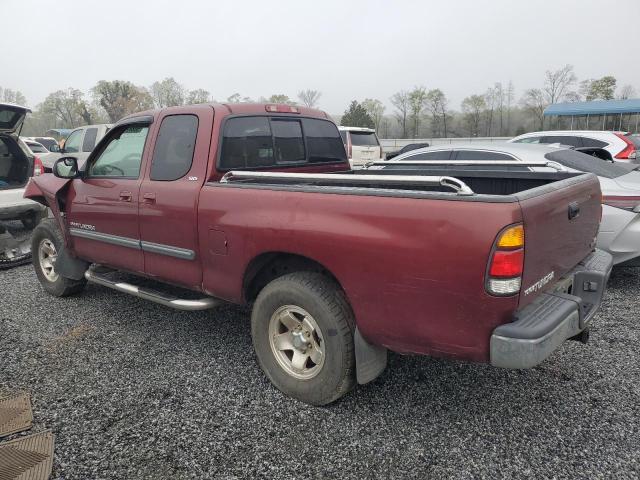 5TBRT34143S361566 - 2003 TOYOTA TUNDRA ACCESS CAB SR5 MAROON photo 2