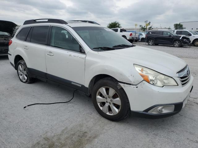 4S4BRCKC4A3372217 - 2010 SUBARU OUTBACK 2.5I LIMITED WHITE photo 4