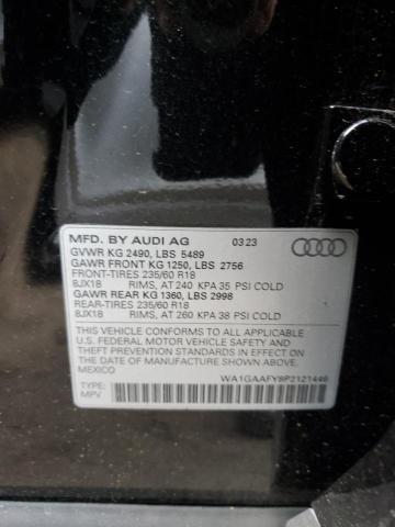 WA1GAAFY8P2121446 - 2023 AUDI Q5 PREMIUM 45 BLACK photo 12