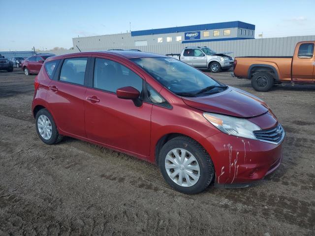 3N1CE2CPXFL406451 - 2015 NISSAN VERSA NOTE S RED photo 4