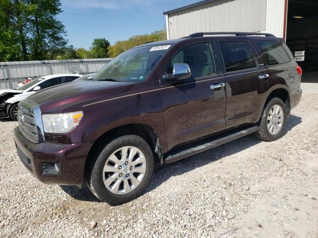 5TDDW5G13DS091313 - 2013 TOYOTA SEQUOIA PLATINUM MAROON photo 1