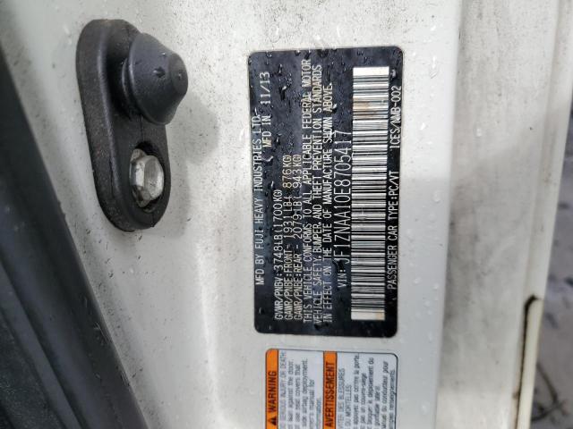 JF1ZNAA10E8705417 - 2014 TOYOTA SCION FR-S 白色 照片 12