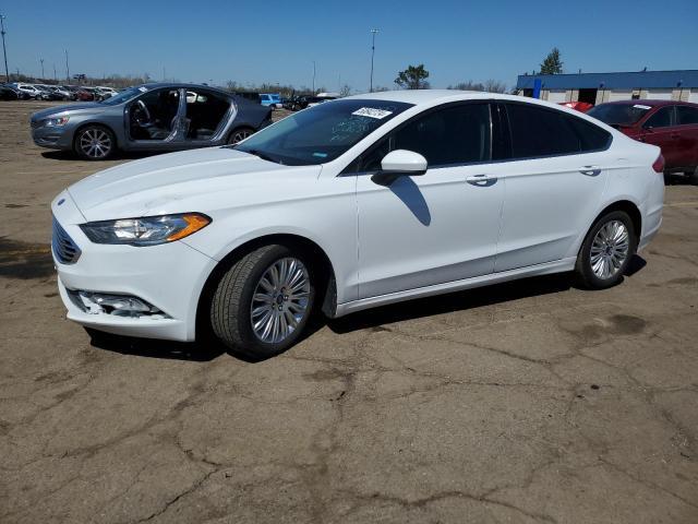 3FA6P0LU6HR344650 - 2017 FORD FUSION SE HYBRID WHITE photo 1