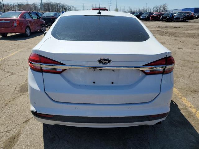 3FA6P0LU6HR344650 - 2017 FORD FUSION SE HYBRID WHITE photo 6