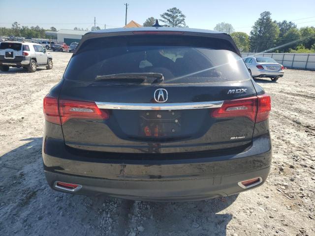 5FRYD4H29EB018461 - 2014 ACURA MDX BLACK photo 6