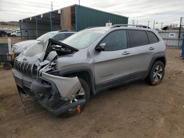 1C4PJMBS4GW205443 - 2016 JEEP CHEROKEE TRAILHAWK SILVER photo 1
