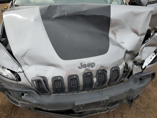 1C4PJMBS4GW205443 - 2016 JEEP CHEROKEE TRAILHAWK SILVER photo 12