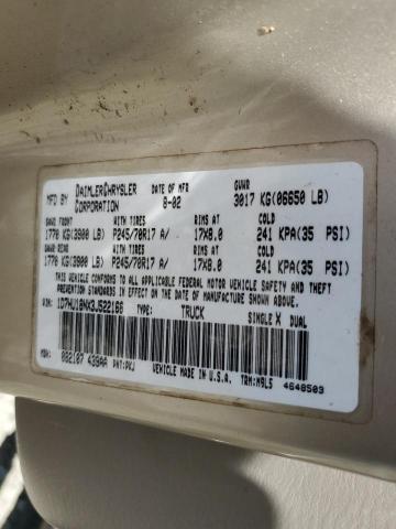 1D7HU18NX3J522166 - 2003 DODGE RAM 1500 ST TAN photo 13