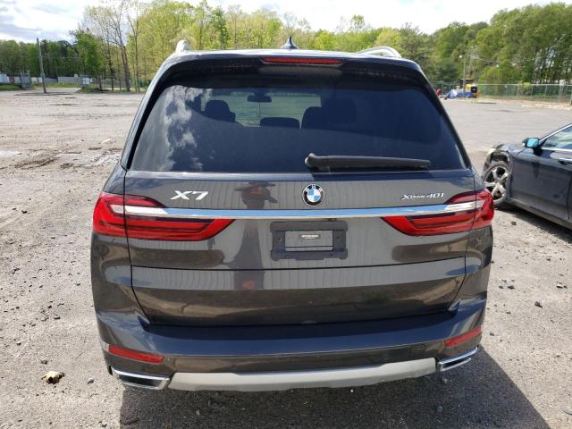 5UXCW2C02M9F71463 - 2021 BMW X7 XDRIVE40I CHARCOAL photo 6